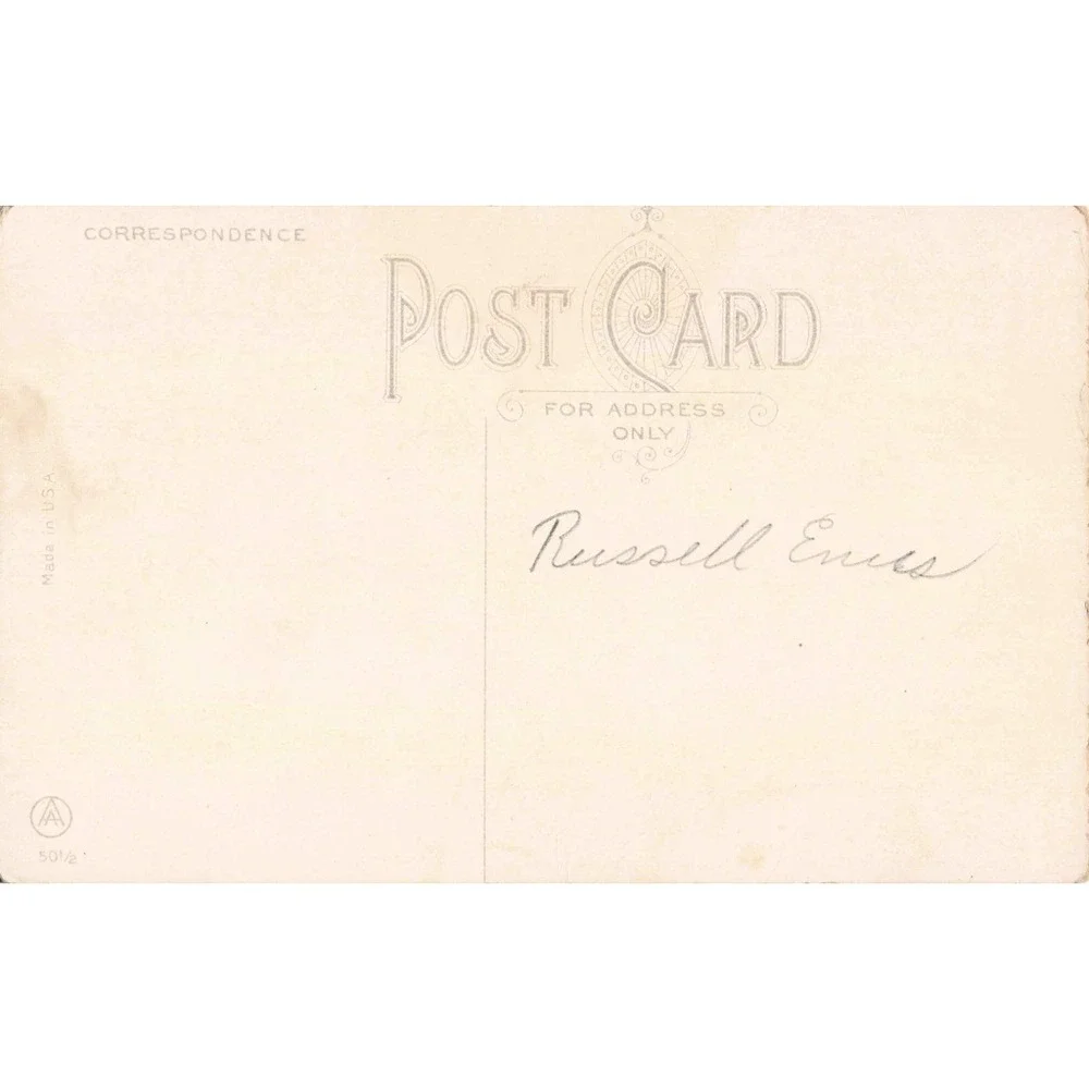 Vtg Sweethearts Ever Postcard Divided Back Hand Colored Couple 1910s VG